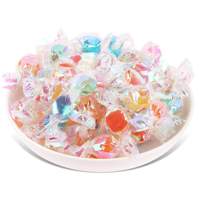 千纸鹤水果硬糖彩色糖结婚喜糖散装零食许愿瓶糖休闲小糖果
