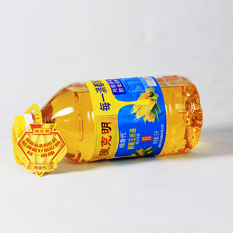 陈克明压榨鲜胚玉米油5l富含植物甾醇家用蛋糕玉米油