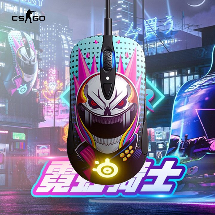 csgo鼠标赛睿senseiten霓虹骑士rgb电竞官方游戏