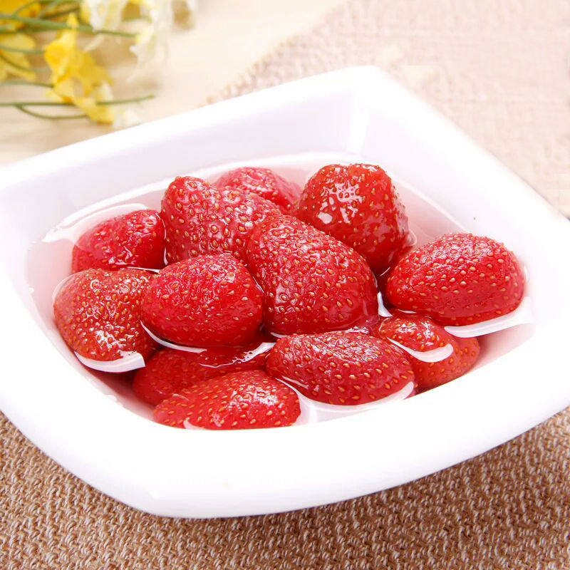 皮奇草莓罐头5罐单罐425g新鲜水果罐头休闲零食水果罐头