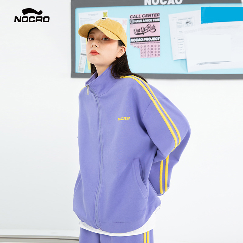 NOCAO/弄嘲国潮宽松休闲运动外套上衣男2022春套装夹克棒球服ins