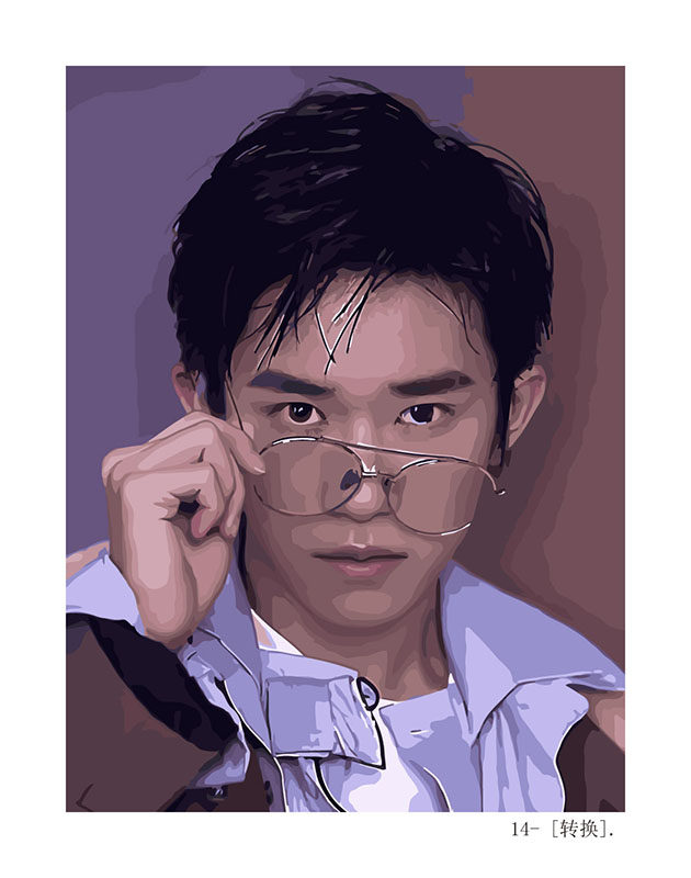 diy数字油画客厅tfboy易烊千玺明星人物填色手工diy