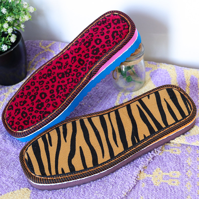 鞋底孺子牛手工编织毛线棉鞋底子拖鞋防滑耐磨居家棉拖