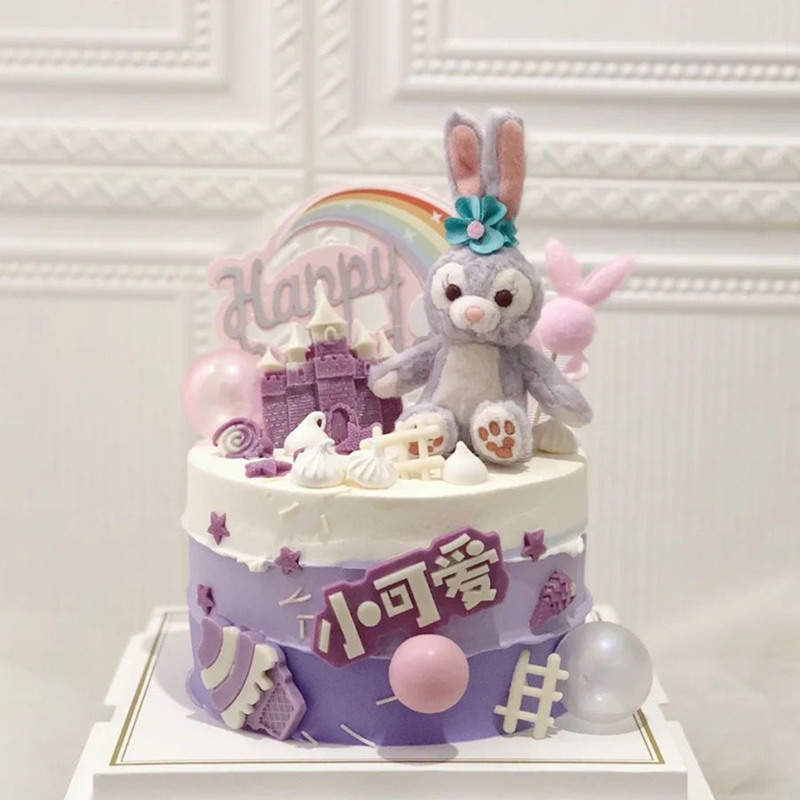 网红红星黛露儿童卡通创意定制水果生日蛋糕南京新鲜生日蛋糕