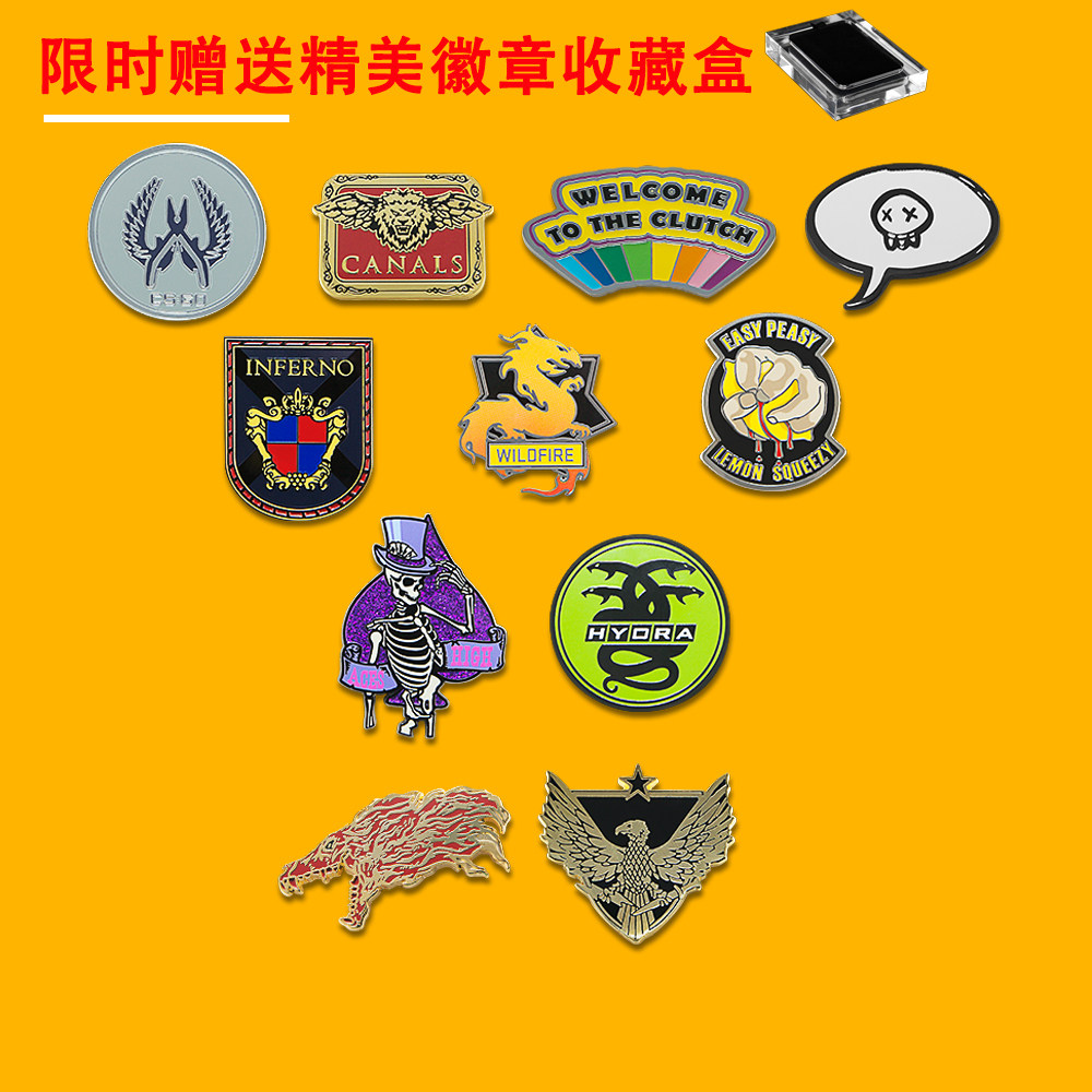 csgo徽章系列三csgo实体胸章系列3纯正徽章勋章valve正版csgo周边