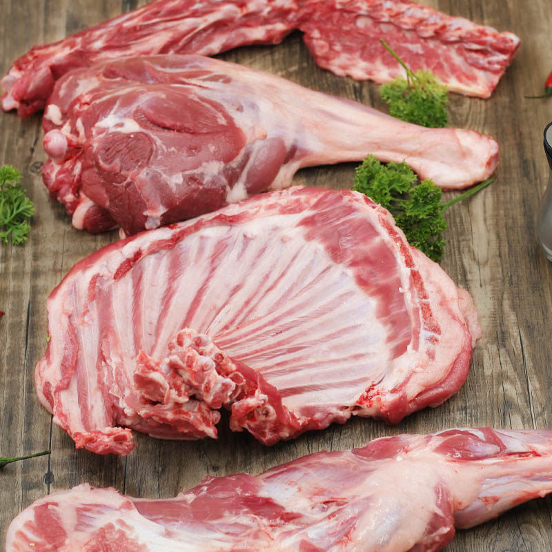 夏季牧场内蒙锡盟散养羔羊肉新鲜半只羊10斤生羊肉羊排羊腿羊蝎子