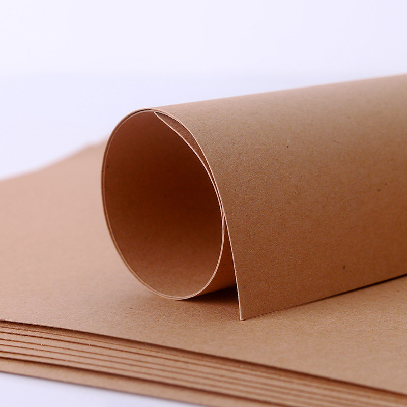卡纸牛皮diy牛皮纸包装a4儿童加厚八开小学生折纸