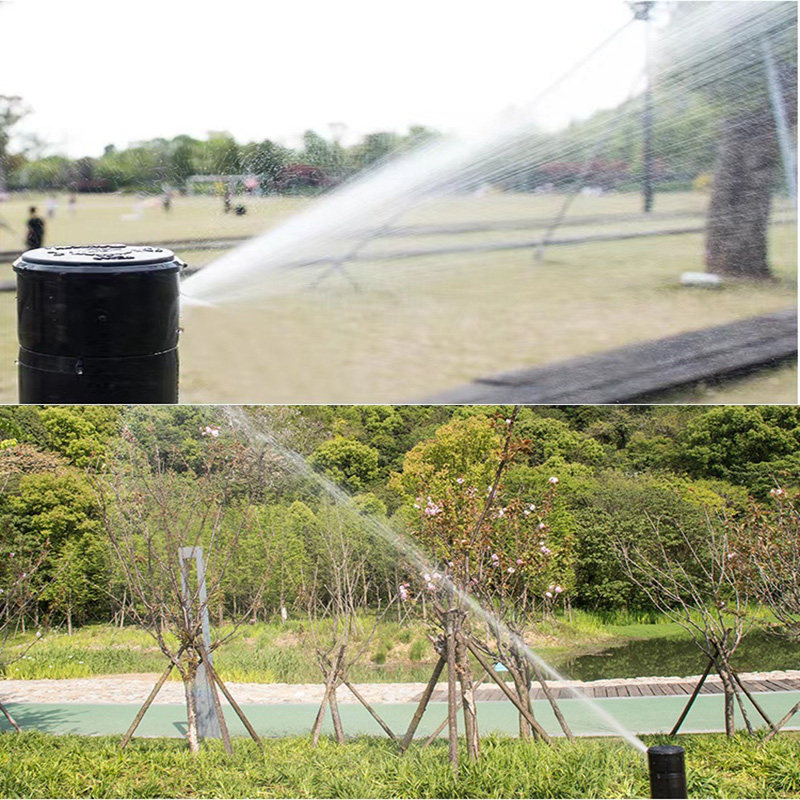 自动升降地埋伸缩喷头园林绿化浇水浇花球场草坪地埋旋转喷头
