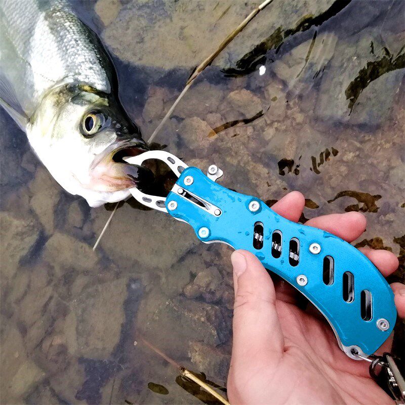 弯嘴路亚钳不锈钢 多功能路亚钳控鱼器起鱼器 鱼嘴钳夹鱼嘴工具