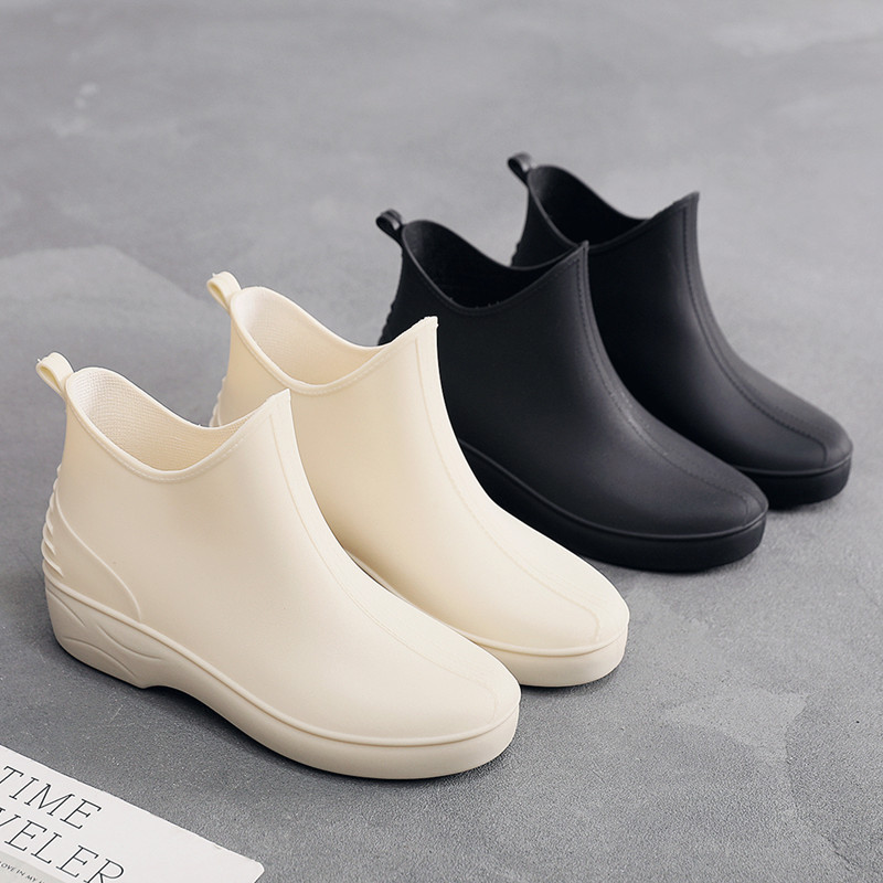 夏韩版时尚雨鞋女式外穿短筒雨靴成人水鞋低帮雨鞋