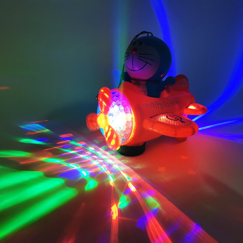 正品卡通小叮当节会春节新款发光正品元电动手提灯笼