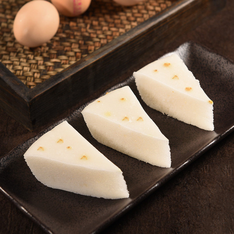 安井桂花糕米糕白糖发糕大米发糕加热即食速食早餐300g传统糕点-爱购