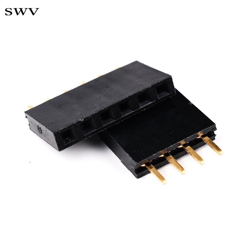 单排母座2.54mm排针插座排母2p3p4p5p6p7p8p9p10p16p20p40p可选连接器