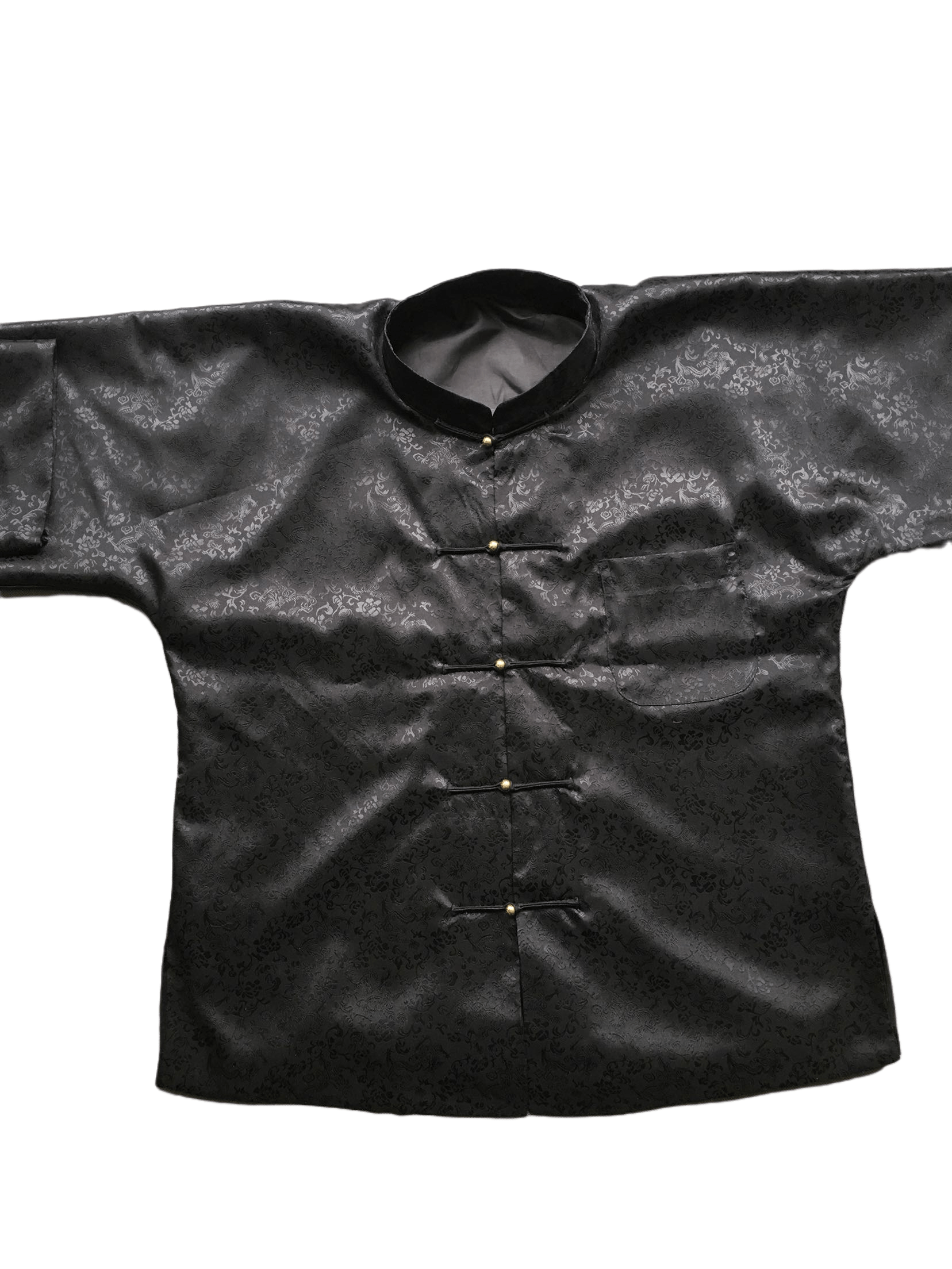 春秋唐装马褂中式复古传统服装对襟连袖绸缎民族服装