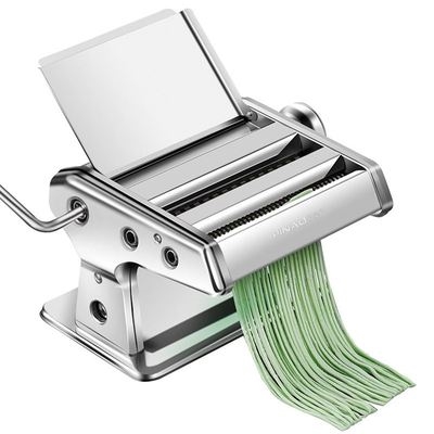 面机不锈钢手动家用小型分体式面条机饺子皮擀面条机