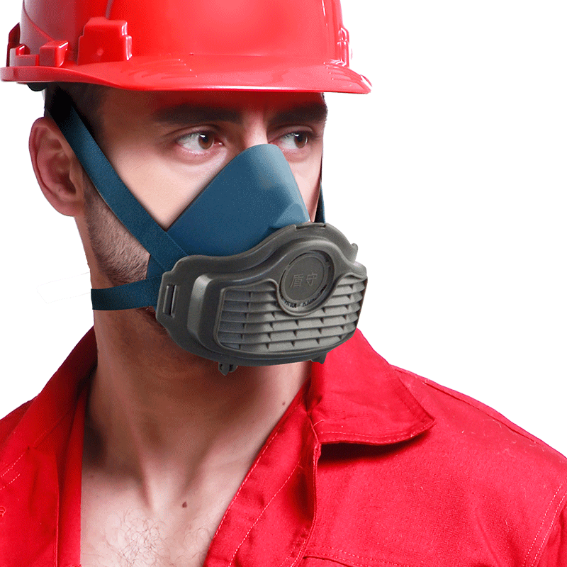 防尘口罩防工业粉尘透气面罩口鼻罩煤矿装修打磨全脸防灰粉尘面具