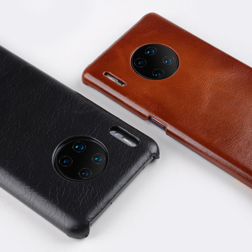 melkco适用于华为mate30pro手机壳mate30真皮复古保护套防摔壳男