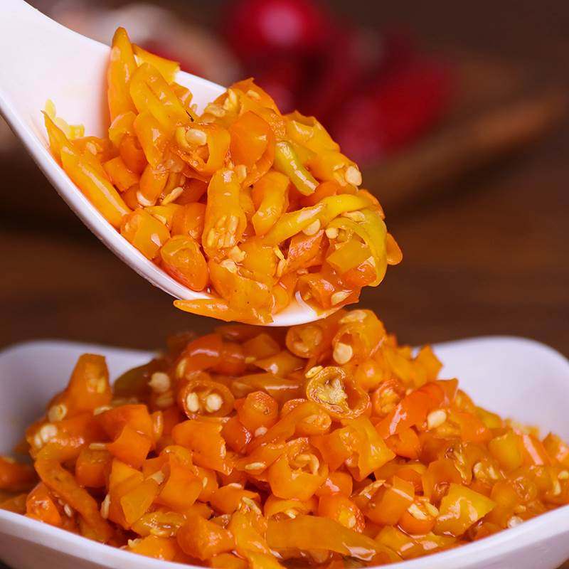 湖南特产辣椒酱衡东三樟黄贡椒辣酱农家自制香辣辣椒酱