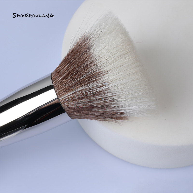 受受狼化妆刷匠q35小号点彩腮红刷散粉刷子动物毛羊毛美妆工具