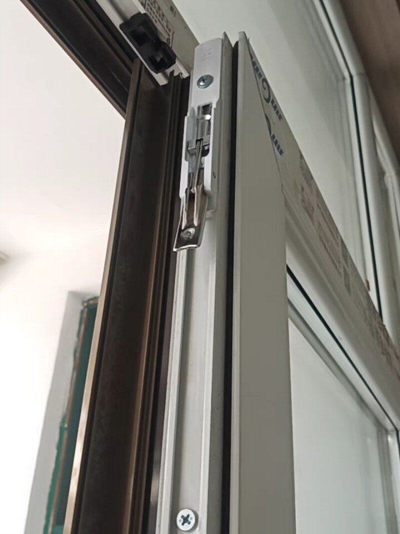 插销断桥门窗天地铝合金塑钢门窗上下明插销