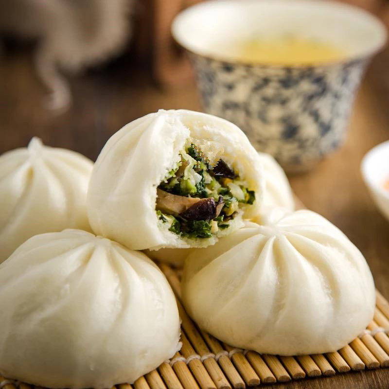 安井香菇菜包冷冻半成品速冻早餐儿童速食馒头包点
