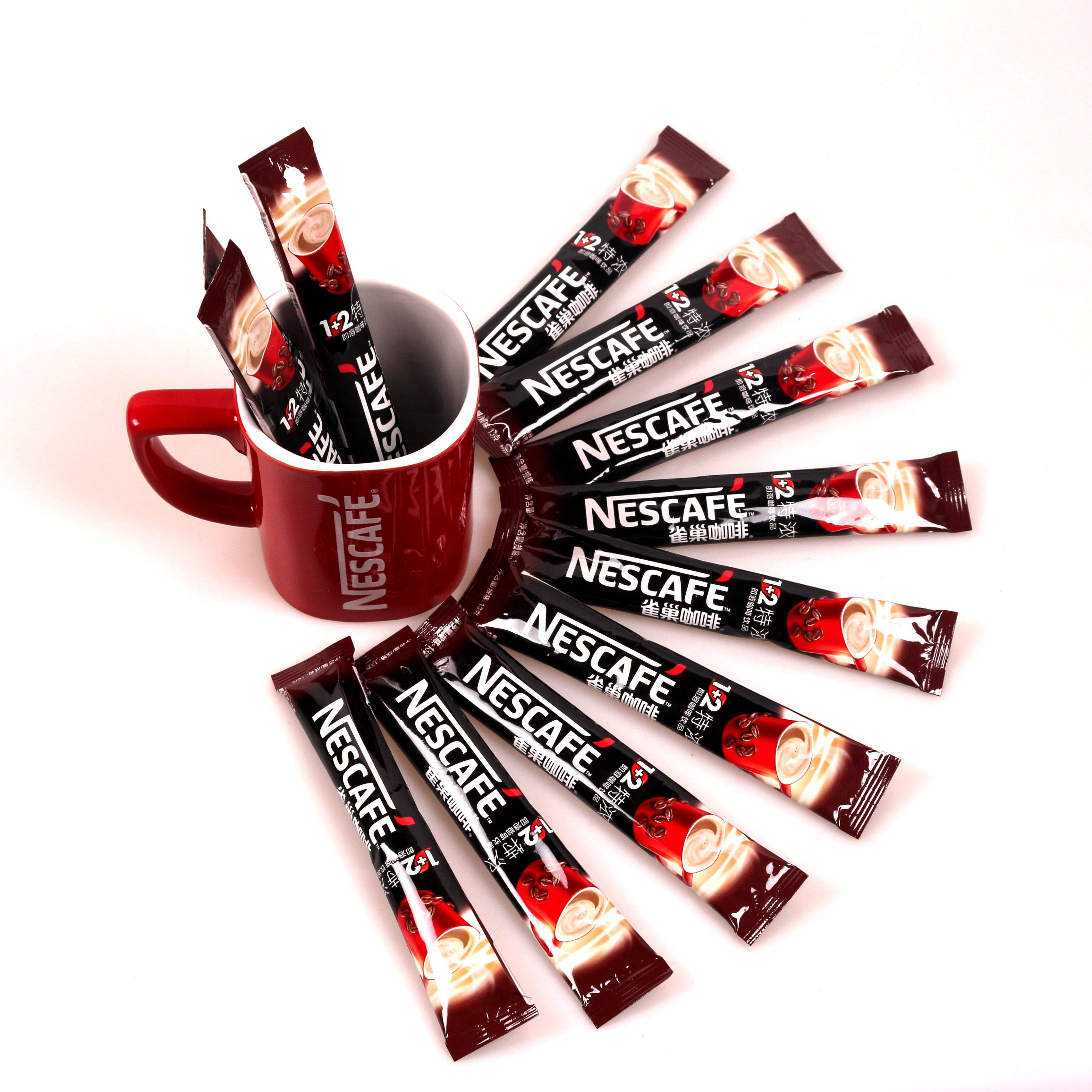 新日期雀巢特浓咖啡粉速溶3合1饮品三合一100条装 一件包邮