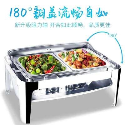 保温自助餐菜台新款西餐厅保暖电热加厚快餐餐盘酒店餐具