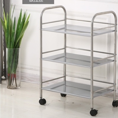 收碗车美发工具双层多功能美容推车理发店手推车置物架工具车