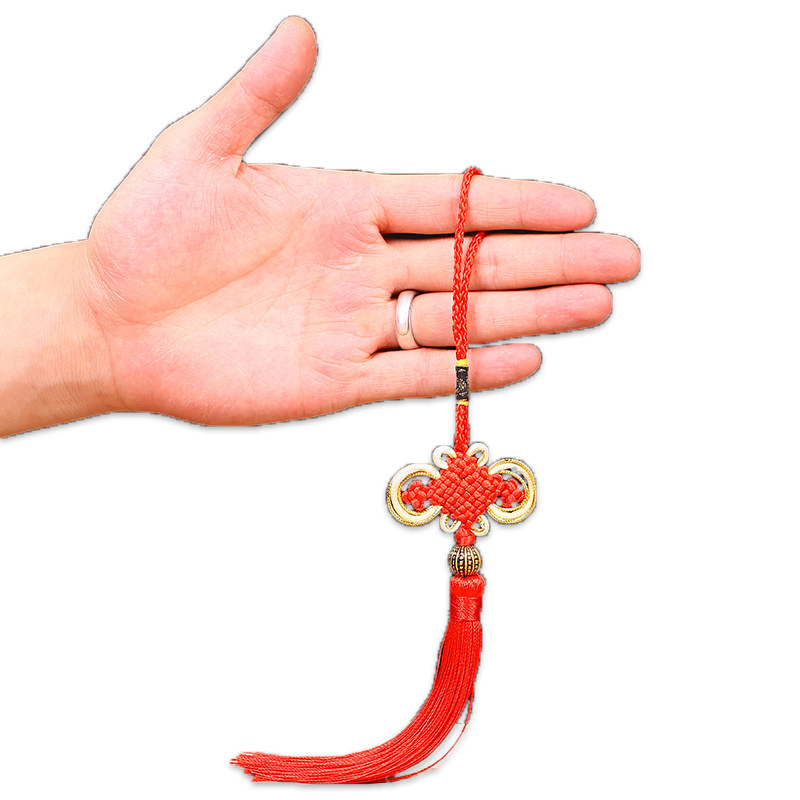 8盘小号中国结挂件节庆装饰手工绳子编织流苏中国结