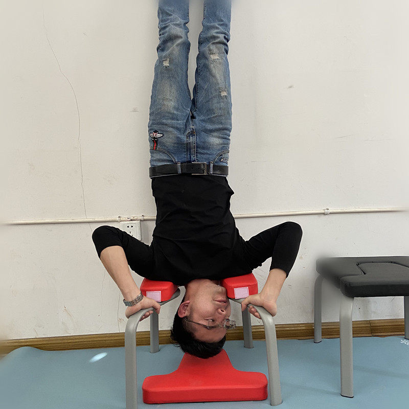 倒立瑜伽神器家用倒挂拉伸王鸥椅子辅助器小型倒立凳