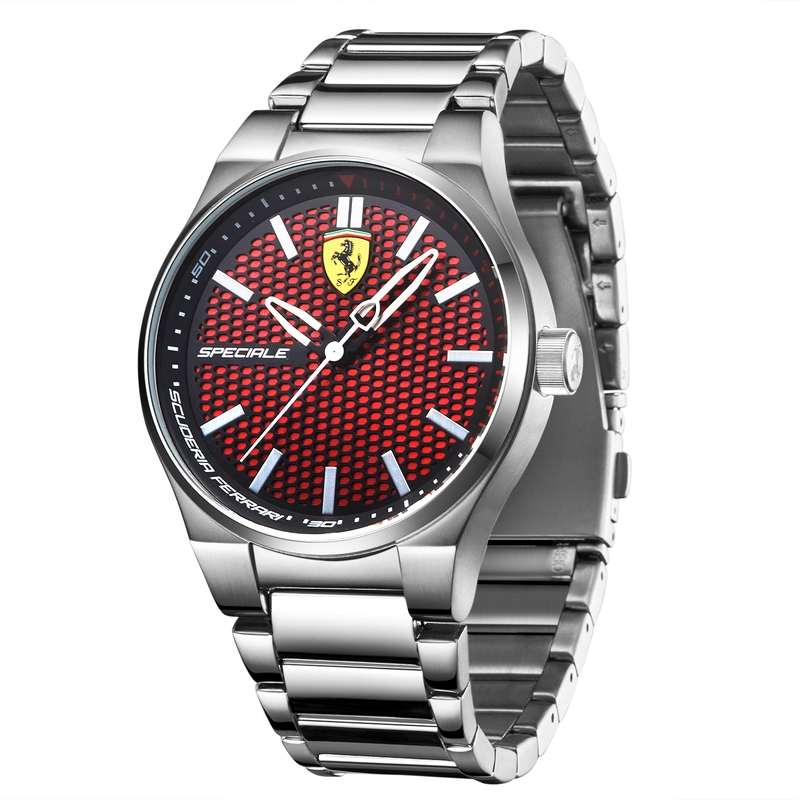 ferrari法拉利speciale系列商务钢带石英男表手表0830357欧美腕表