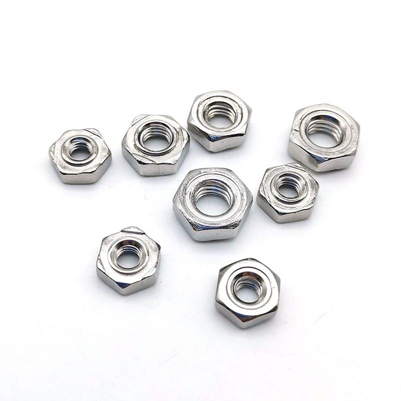 正宗不锈钢焊接螺母六角点焊螺帽无焊点螺母