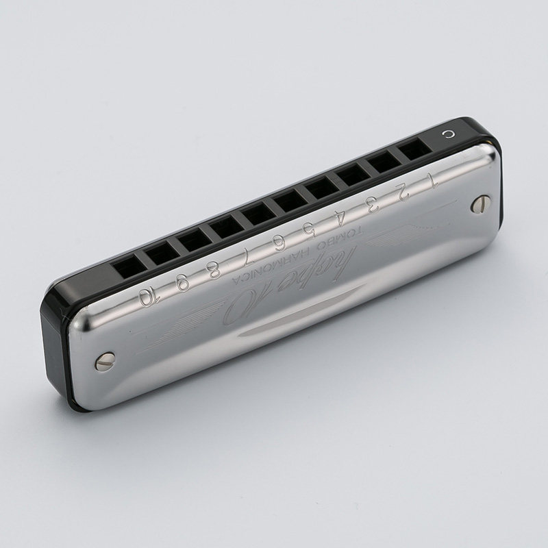 口琴tombo日本通宝6610蓝调新手10孔布鲁斯入门口琴