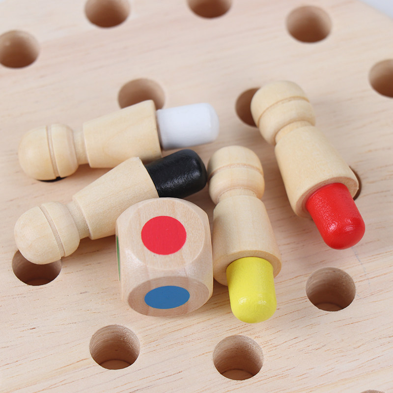 儿童颜色记忆棋开发右脑注意力训练桌面亲子互动益智玩具3-6岁