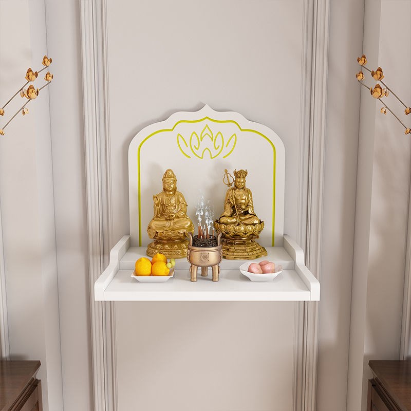 挂墙香火音位摆放观佛像供奉神台供桌家用香炉供桌