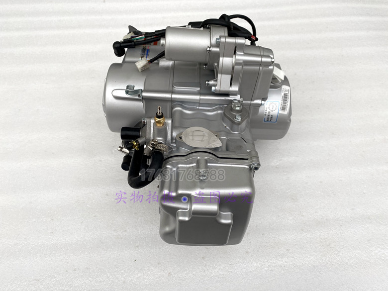 隆鑫卧式水冷三轮摩托车发动机总成电启自动离合摩托车发动机