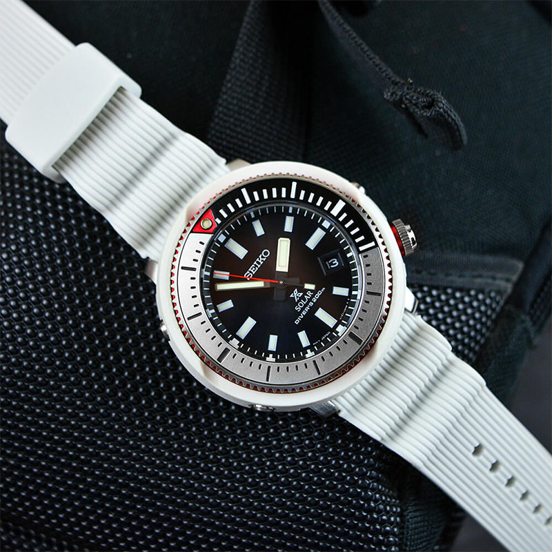 精工seiko手表太阳能罐头男表日本正品时尚运动潜水日韩腕表