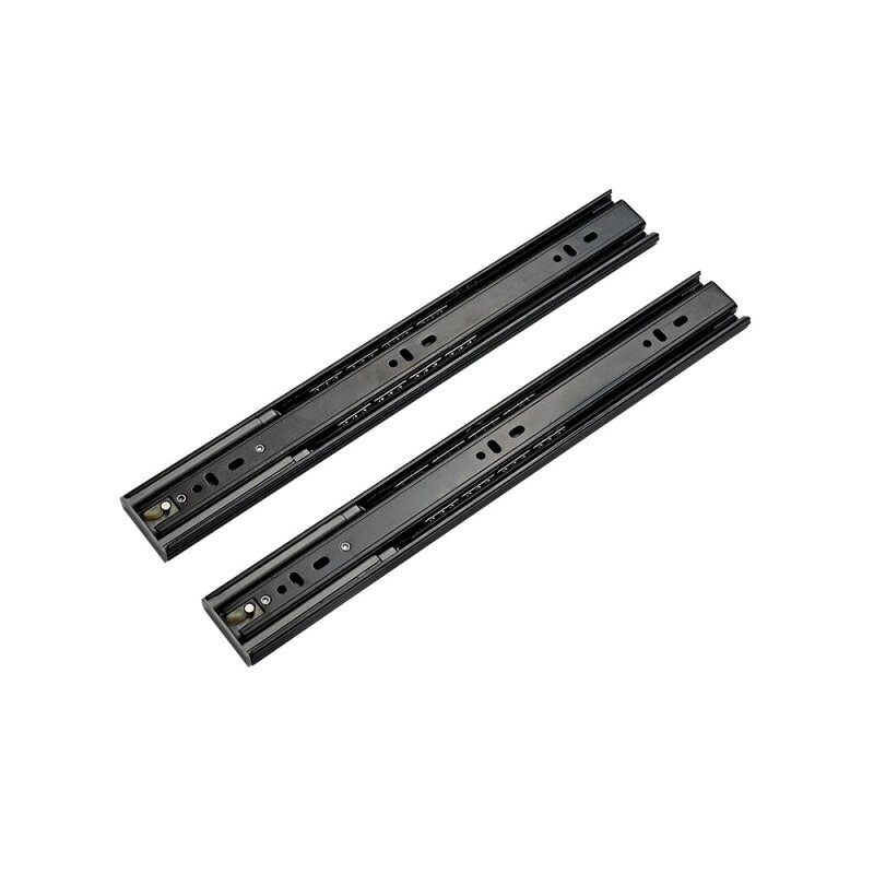 轨道加厚抽屉老式三节电脑桌滑道滑轨键盘两节导轨