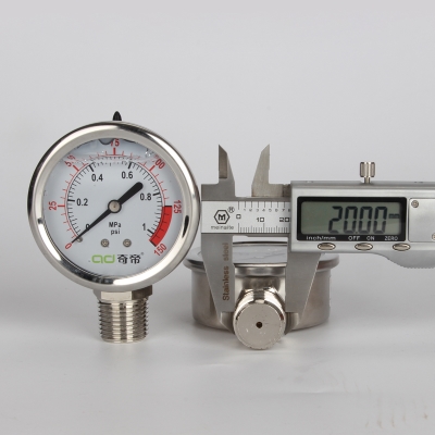 家用自来水压力表水压4分测试10公斤充油耐震0-1.0压力表