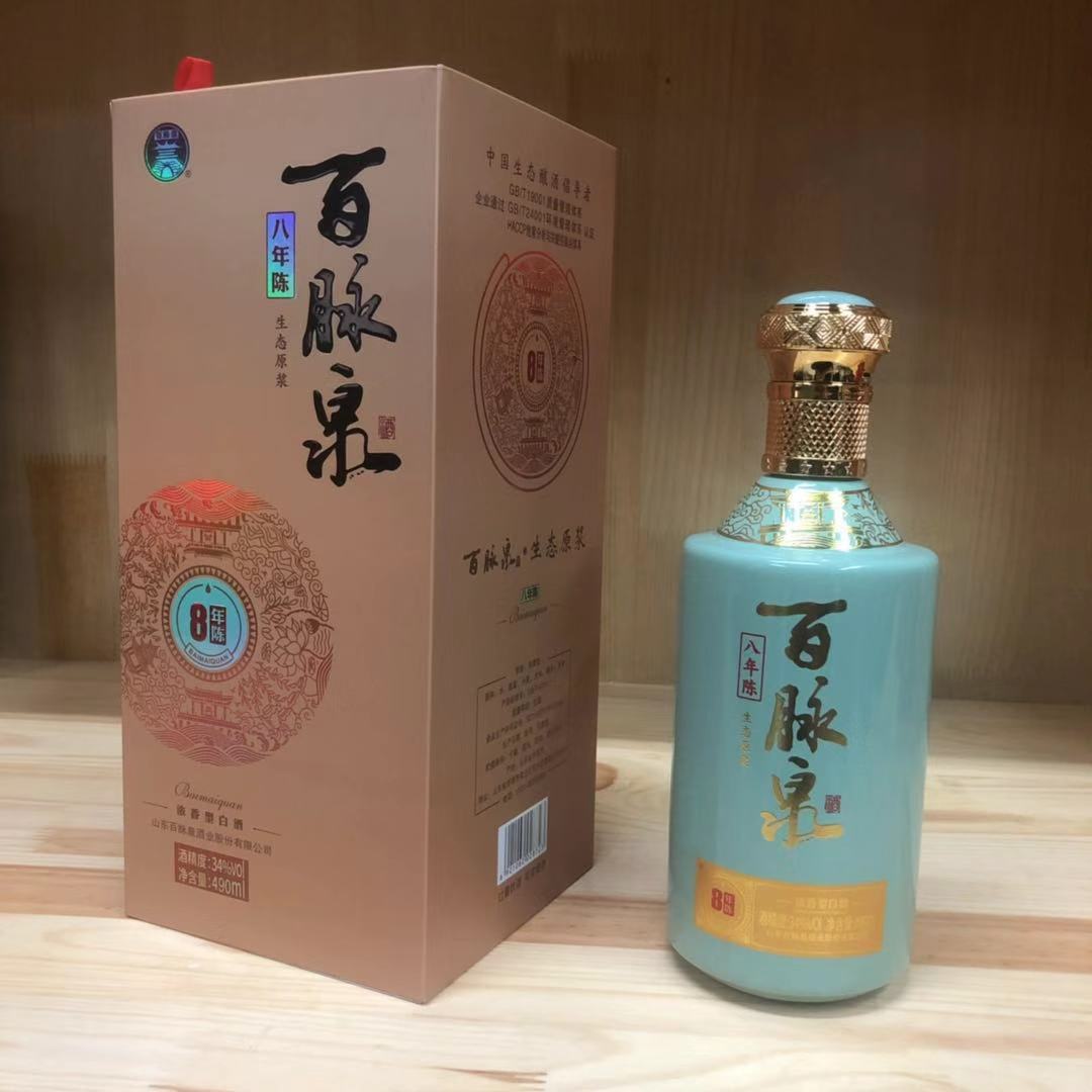 山东济南特产百脉泉34度8年陈生态原浆清照酒整箱6瓶特价包邮