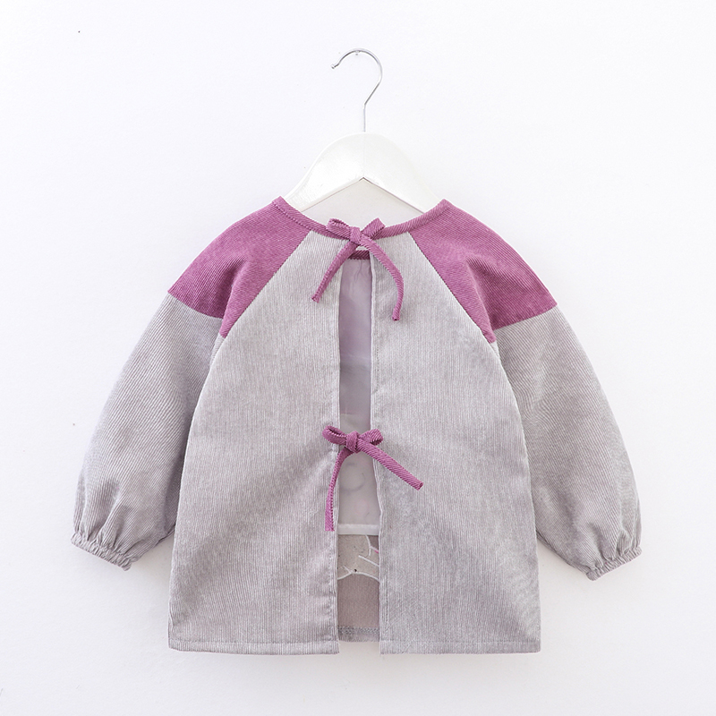 宝宝罩衣儿童小孩吃饭全身防水防脏婴儿围兜秋冬长袖护衣饭衣饭兜