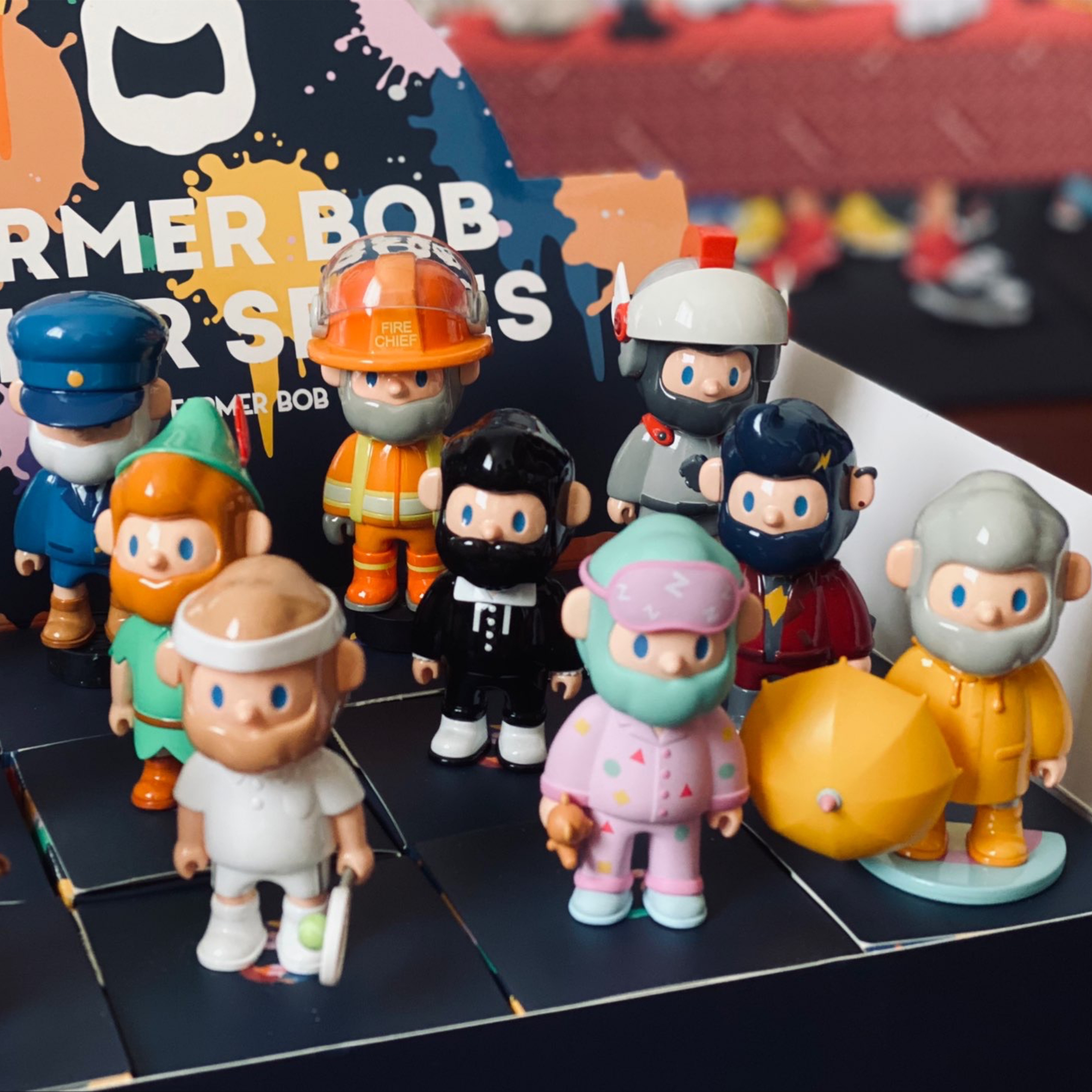 正版寻找独角兽farmerbob男友三代色彩系列盲盒潮玩盲盒