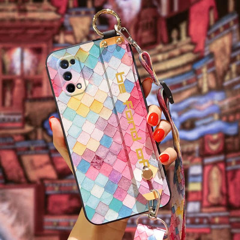 适用于realmeq2pro5g手机壳rmx2173带斜挎挂绳oppo真我q2pro手机套re