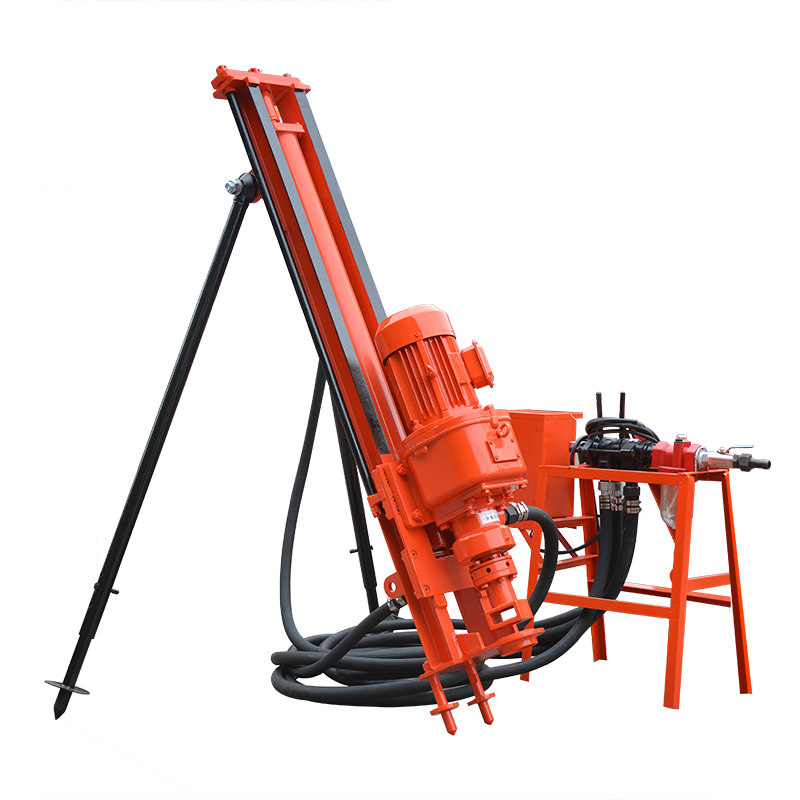 钻机开山银潮潜孔kqd100山体打孔分体式小型锚杆其他机械五金新