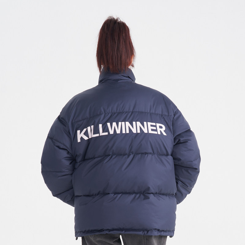killwinner2022白鸭绒鸭绒基础logo羽绒服诺亚方舟保暖加厚羽绒服