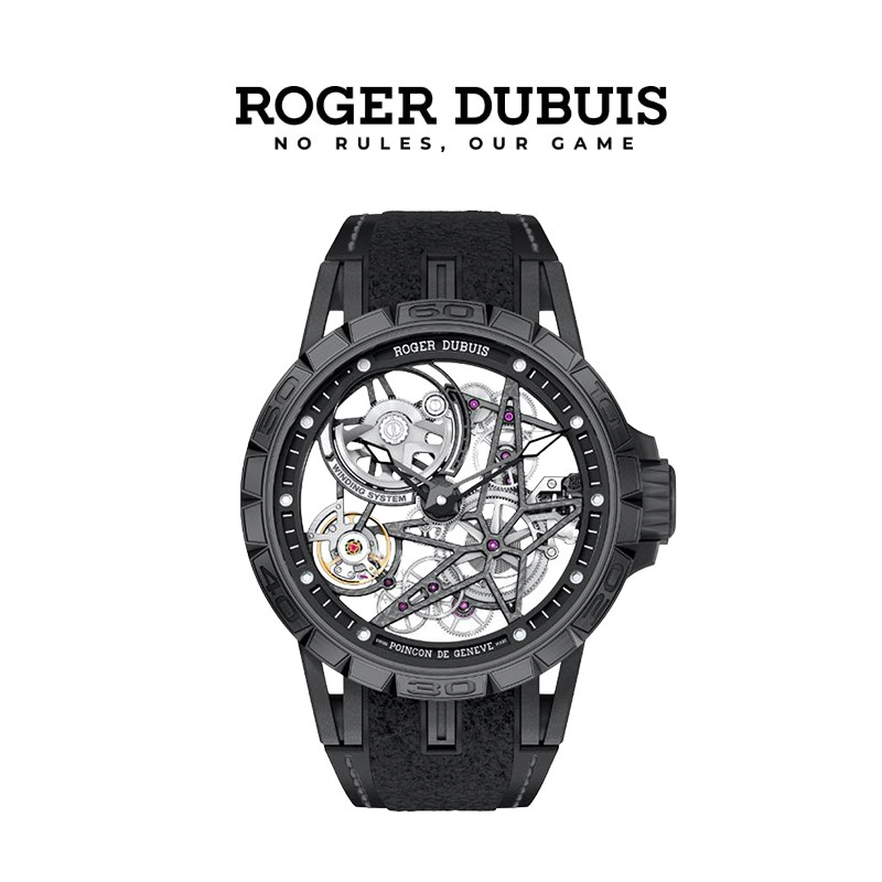 【七夕礼物】罗杰杜彼EXCALIBUR SPIDER自动镂空男士手表DBEX0826