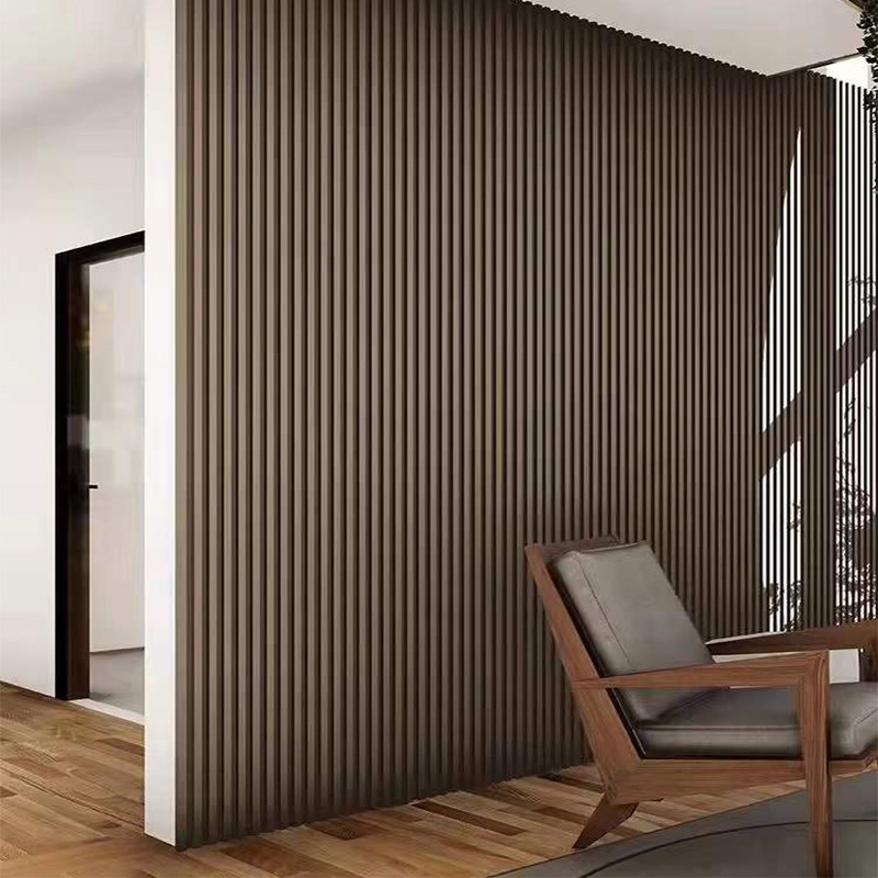 竹木纤维格栅护墙阳台吊顶集成生态木客客厅生态板