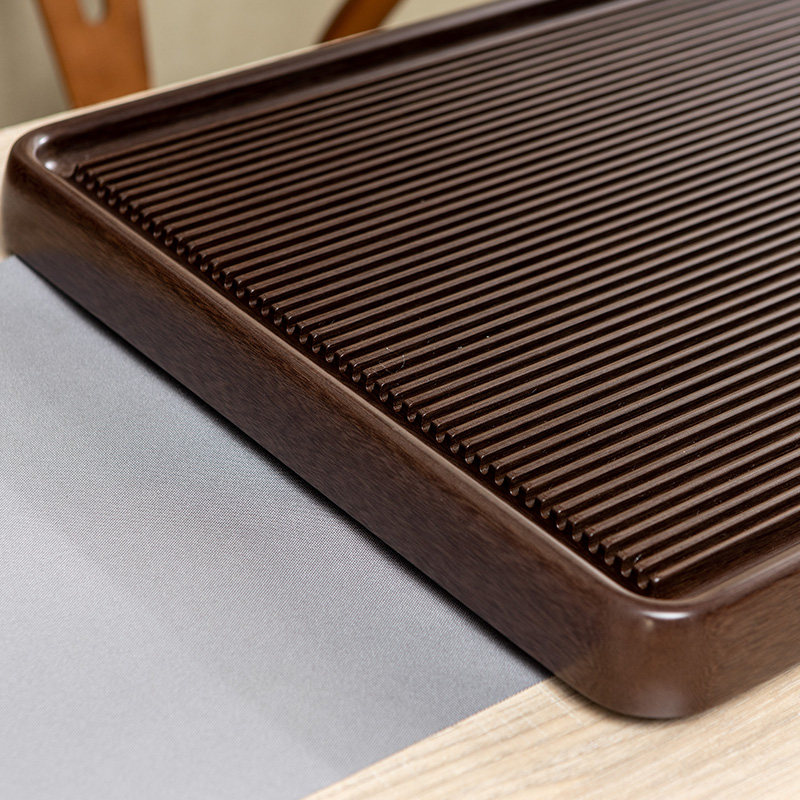 电木茶盘德国家用现代简约实木茶台台湾电胶木茶海排水式办公室