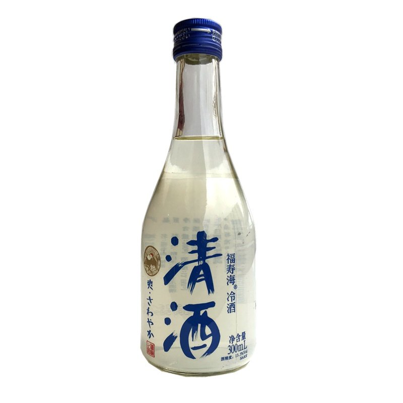清酒日式福寿海冷酒300ml瓶装洋酒米酒酿造酒低度清酒