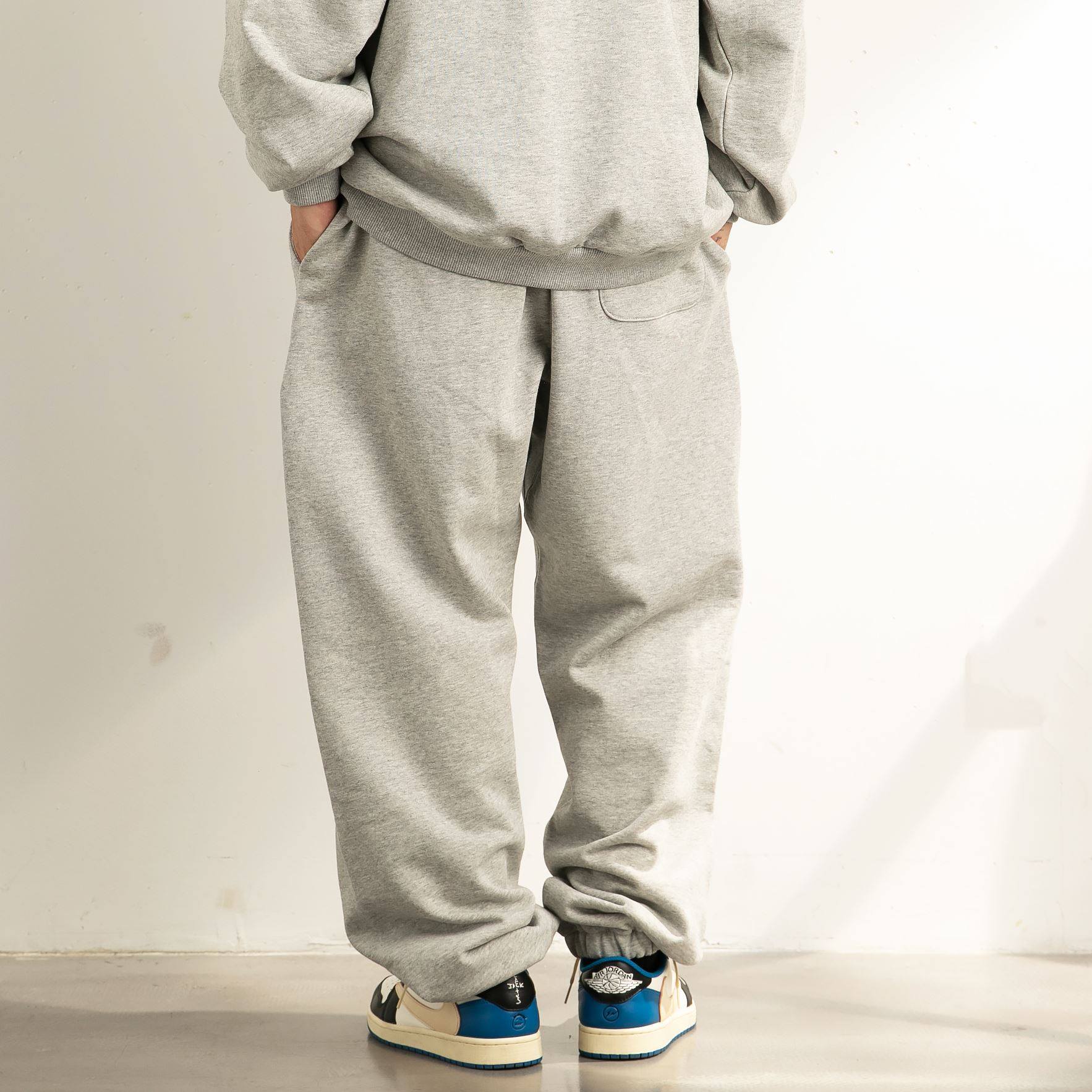 vavues430休闲运动裤日系潮秋季束腿长裤男士宽松针织卫裤